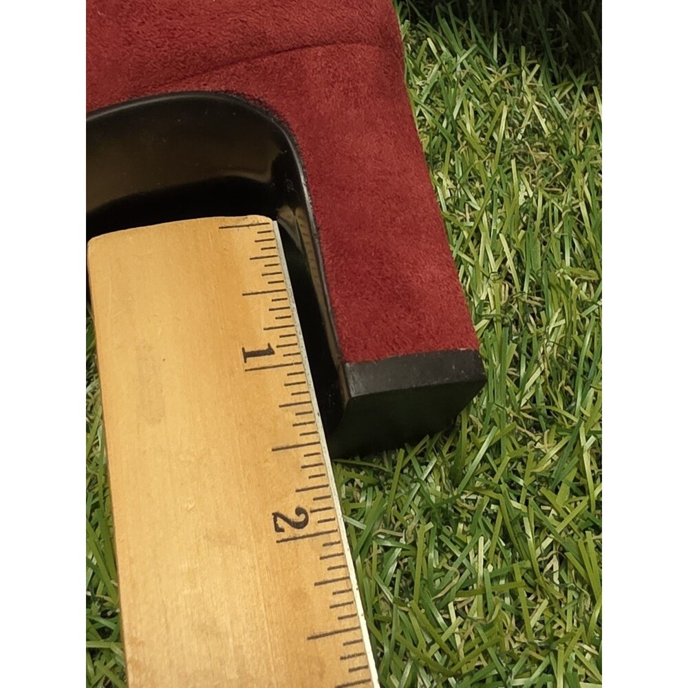 Vintage Easy Spirit ESFAWN Red Apple Suede Anti Gravity Heels Size 6 1/2 NIB - Picture 14 of 16